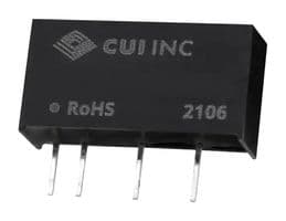 PDME1-S5-S15-S - CUI - PDME1-S5-S15-S - Isolated Through Hole DC/DC Converter, ITE, SIP, 1:1, 1 W, 1 Output, 15 V