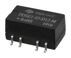 PDSE1-S5-D12-M - CUI - PDSE1-S5-D12-M - Isolated Surface Mount DC/DC Converter, ITE, DIP, 1:1, 1 W, 2 Output, 12 V