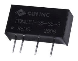 PQMCE1-S5-S12-S - CUI - PQMCE1-S5-S12-S - Isolated Through Hole DC/DC Converter, ITE, SIP, 1:1, 1 W, 1 Output, 12 V