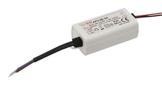 APV-8E-24 - MEAN WELL - APV-8E-24 - LED Driver, LED Lighting, 8.16 W, 24 VDC, 340 mA, Constant Voltage, 180 V