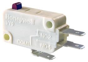 V19T16-CP100 - HONEYWELL - V19T16-CP100 - Microswitch, Standard, Pin Plunger, SPST-NO, Quick Connect, 16 A
