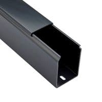 09260000Y - BETADUCT - 09260000Y - Trunking, Solid Wall, 50 mm (H) x 50 mm (W) x 2 m (L), Black, PVC
