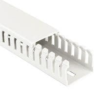 23630600Y - BETADUCT - 23630600Y - Trunking, Narrow Slot, 75 mm (H) x 25 mm (W) x 2 m (L), White, PVC