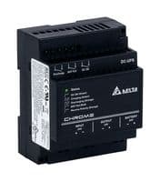 DRU-24V10ACZ - DELTA ELECTRONICS - DRU-24V10ACZ - Uninterruptible Power Supply (UPS), ITE, 24 V, 24 VDC, DIN Rail, Chrome DRU Series