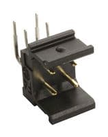 02519041201 - HARTING - 02519041201 - Pin Header, F4 Module, Board-to-Board, 5.08 mm, 2 Rows, 4 Contacts, Through Hole Right Angle