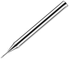 DK01005JS - JABIL CUTTING TOOLS - DK01005JS - End Mill, High Precision, Ball, 0.05 mm Cutter Dia, 45 mm Length, M30, Mould Steel, R0.5xFL2xD4