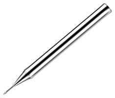 DK03001JS - JABIL CUTTING TOOLS - DK03001JS - End Mill, High Precision, Ball, 0.12 mm Cutter Dia, 50 mm Length, M30, Mould Steel, R1.5xD6