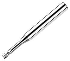 DK04003JS - JABIL CUTTING TOOLS - DK04003JS - End Mill, High Precision, Square, 1.6 mm Cutter Dia, 45 mm Length, M35, Mould Steel, D4xFL5xD6