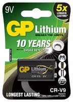 GPPVLCRV9000 - GP BATTERIES - GPPVLCRV9000 - Battery, 9 V, PP3, Lithium Manganese Dioxide, Snap Contact, 1