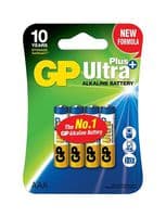 GPPCA24AU012 - GP BATTERIES - GPPCA24AU012 - Battery, 1.5 V, AAA, Alkaline, Raised Positive and Flat Negative, 4