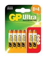 GPPCA24AU072 - GP BATTERIES - GPPCA24AU072 - Battery, 1.5 V, AAA, Alkaline, Raised Positive and Flat Negative, 12