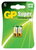 GPPCA910A002 - GP BATTERIES - GPPCA910A002 - Battery, 1.5 V, N, Alkaline, Raised Positive and Flat Negative, 2