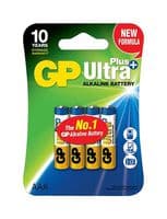 GPPCA24UP004 - GP BATTERIES - GPPCA24UP004 - Battery, 1.5 V, AAA, Alkaline, Raised Positive and Flat Negative, 4