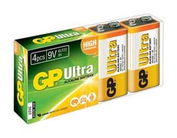 GPPVA9VAU075 - GP BATTERIES - GPPVA9VAU075 - Battery, 9 V, PP3, Alkaline, Snap Contact, 4