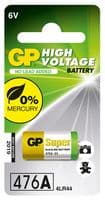GPPBA47AF009 - GP BATTERIES - GPPBA47AF009 - Battery, 6 V, PX28A, Alkaline, 105 mAh, Raised Positive and Flat Negative, 1