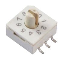 221AMA10R - CTS - 221AMA10R - Rotary Coded Switch, 221 Series, Surface Mount, 10 Position, BCD