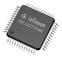 IMC102TF048XUMA1 - INFINEON - IMC102TF048XUMA1 - Motor Driver, PMSM, 1 Output, 3 V to 5.5 V, LQFP-48, -40 °C to 105 °C