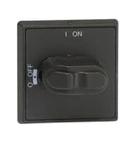 1SCA102680R1001 - ABB - 1SCA102680R1001 - Handle, ABB OT16xxx160 Series Switch Disconnectors, IP54, Black, Selector, 40 mm x 48 mm x 48 mm
