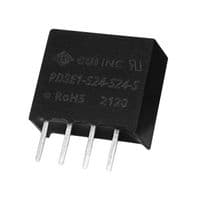 PDSE1-S24-S24-S - CUI - PDSE1-S24-S24-S - Isolated Through Hole DC/DC Converter, ITE, SIP, 1:1, 1 W, 1 Output, 24 V