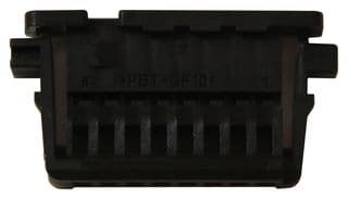 1-1743282-2 - TE CONNECTIVITY - 1-1743282-2 - Automotive Connector Housing, Black, MQS, Receptacle, 8 Ways