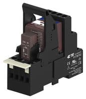 1-1415535-8 - SCHRACK - TE CONNECTIVITY - 1-1415535-8 - Power Relay, 4PDT, 24 VDC, 6 A, PT Series, DIN Rail, Non Latching