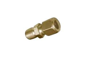 BRLK-M60-12T - OMEGA - BRLK-M60-12T - Compression Fitting, 1/2" BSPT, Brass, OMEGALOK Series