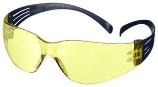 SF103AF-BLU - 3M - SF103AF-BLU - Glasses, Anti-Fog / Anti-Scratch, Amber Lens, Blue Frame, SecureFit 100 Series