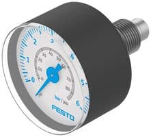 161127 - FESTO - 161127 - Pressure Gauge, Precision, 6 bar, -20 °C to 60 °C, MAP Series