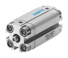 156500 - FESTO - 156500 - Compact Air Cylinder, Piston Rod, Double Acting, 12 mm, M5, 1.2 bar to 10 bar, 5 mm