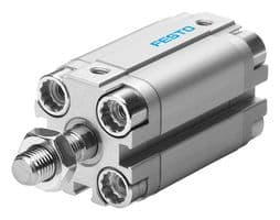 156586 - FESTO - 156586 - Compact Air Cylinder, Piston Rod, Double Acting, 12 mm, M5, 1.2 bar to 10 bar, 5 mm