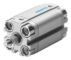 156758 - FESTO - 156758 - Compact Air Cylinder, Square Piston Rod, Double Acting, 12 mm, M5, 1.5 bar to 10 bar, 5 mm