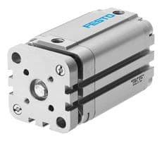 156874 - FESTO - 156874 - Compact Air Cylinder, Yoke Piston Rod, Double Acting, 32 mm, G1/8, 1 bar to 10 bar, 5 mm