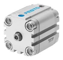156950 - FESTO - 156950 - Compact Air Cylinder, Piston Rod, Single Acting, 32 mm, G1/8, 0.8 bar to 10 bar, 5 mm