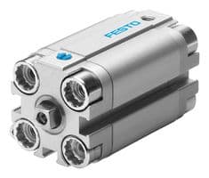 157028 - FESTO - 157028 - Compact Air Cylinder, Square Piston Rod, Single Acting, 16 mm, M5, 1.5 bar to 10 bar, 10 mm