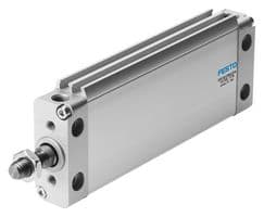 161250 - FESTO - 161250 - Flat Cylinder, Oval Piston Rod, Double Acting, 25 mm, M5, 1 bar to 10 bar, 10 mm