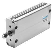 161293 - FESTO - 161293 - Flat Cylinder, Oval Piston Rod, Double Acting, 50 mm, G1/4, 1 bar to 10 bar, 10 mm