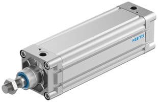 163401 - FESTO - 163401 - Cylinder, Piston Rod, Double Acting, 63 mm, G3/8, 0.6 bar to 12 bar, 25 mm