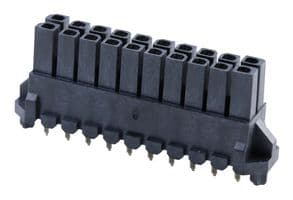 44769-2002 - MOLEX - 44769-2002 - PCB Receptacle, Board-to-Board, Wire-to-Board, 3 mm, 2 Rows, 20 Contacts, Female Receptacle