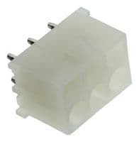 10-84-4060 - MOLEX - 10-84-4060 - Pin Header, Wire-to-Board, 6.35 mm, 3 Rows, 6 Contacts, Through Hole Straight, MLX 42002 Series