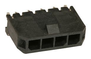 43650-0420 - MOLEX - 43650-0420 - Pin Header, Wire-to-Board, 3 mm, 1 Rows, 4 Contacts, Through Hole Straight