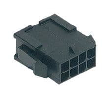 44242-0001 - MOLEX - 44242-0001 - Pin Header, Wire-to-Board, 3 mm, 2 Rows, 4 Contacts, Solder Cup, Micro-Fit 3.0 44242 Series