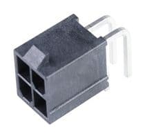 46991-1004 - MOLEX - 46991-1004 - Pin Header, Wire-to-Board, 4.2 mm, 2 Rows, 4 Contacts, Through Hole Right Angle