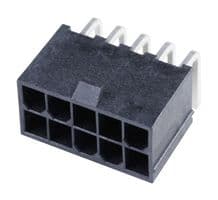 46991-1010 - MOLEX - 46991-1010 - Pin Header, Wire-to-Board, 4.2 mm, 2 Rows, 10 Contacts, Through Hole Right Angle