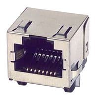 43860-0005 - MOLEX - 43860-0005 - Modular Connector, Modular Jack, 1 x 1 (Port), 6P6C, Cat3, Panel Mount, Through Hole Mount