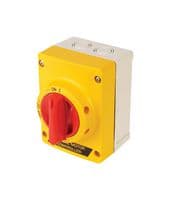 AU-KEM325UL - OMEGA - AU-KEM325UL - Switch Disconnector, 3 Pole, 480 V, 17.5 A, IP66, NEMA 4X, Screw, Panel Mount