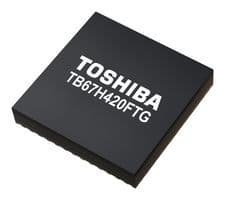 TB67H420FTG(O,EL) - TOSHIBA - TB67H420FTG(O,EL) - Motor Driver, DC Brush, 2 Outputs, 4.5 A /24 V Output, 4.75 V to 5.25 V, VQFN-EP-48, -20°C to 85°C
