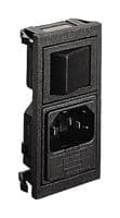BZV15/Z0000/70 - BULGIN / PARTNER STOCK - BZV15/Z0000/70 - Un-Filtered IEC Power Entry Module, IEC C14, General Purpose, 10 A, 250 VAC, 2-Pole Switch