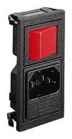 BZV01/Z0000/11 - BULGIN / PARTNER STOCK - BZV01/Z0000/11 - Un-Filtered IEC Power Entry Module, IEC C14, General Purpose, 10 A, 250 VAC, 2-Pole Switch