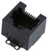 RJE231880413T - AMPHENOL COMMUNICATIONS SOLUTIONS - RJE231880413T - Modular Connector, RJ45 Jack, 1 x 1 (Port), 8P8C, Surface Mount
