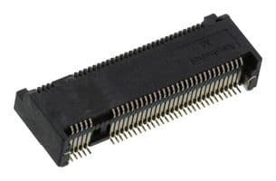 MDT320E03001 - AMPHENOL COMMUNICATIONS SOLUTIONS - MDT320E03001 - Card Edge Connector, Dual Side, 67 Contacts, Surface Mount, Right Angle